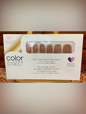 COLOR STREET Sahara Jewel Nail Strips; Retired color. NEW.